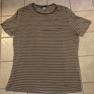 Vintage J Crew Silky Striped Shirt